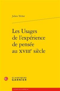 Les usages de l'expérience de pensée au XVIIIe siècle