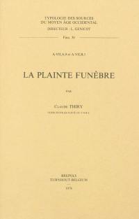 La plainte funèbre