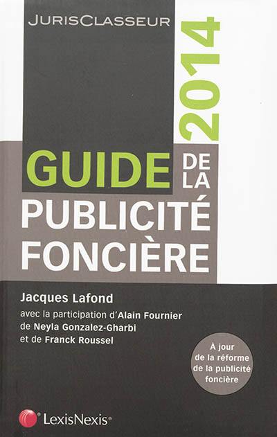 Guide de la publicité foncière : 2014