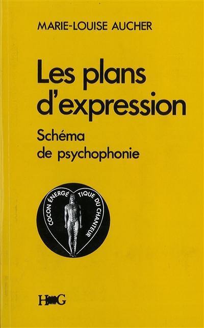 Les plans d'expression : schéma de psychophonie, démarches selon les trois éléments : poésie, mélodie, rythme