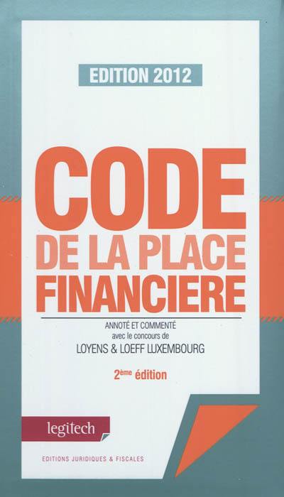 Code de la place financière