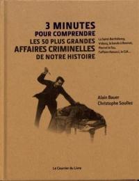 3 minutes pour comprendre les 50 plus grandes affaires criminelles de notre histoire