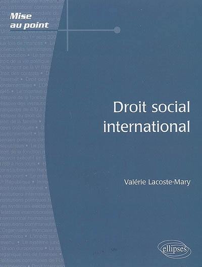 Droit social international