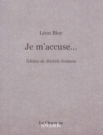 Je m'accuse...