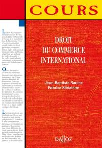 Droit du commerce international