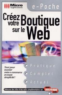 Créez votre boutique sur le Web