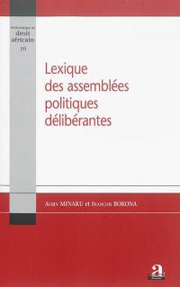 Lexique des assemblées politiques délibérantes