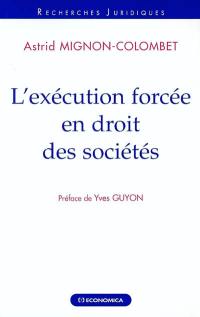 L'exécution forcée en droit des sociétés