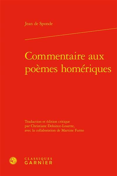 Commentaire aux poèmes homériques