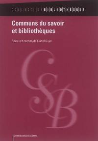 Communs du savoir et bibliothèques