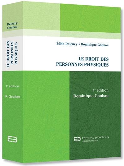 Le droit des personnes physiques