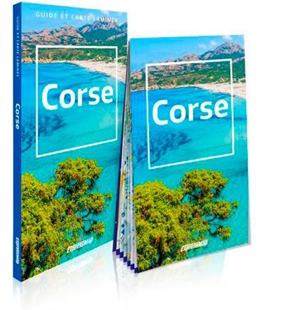 Corse : guide et carte laminée