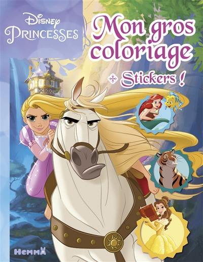 Disney princesses : mon gros coloriage + stickers !