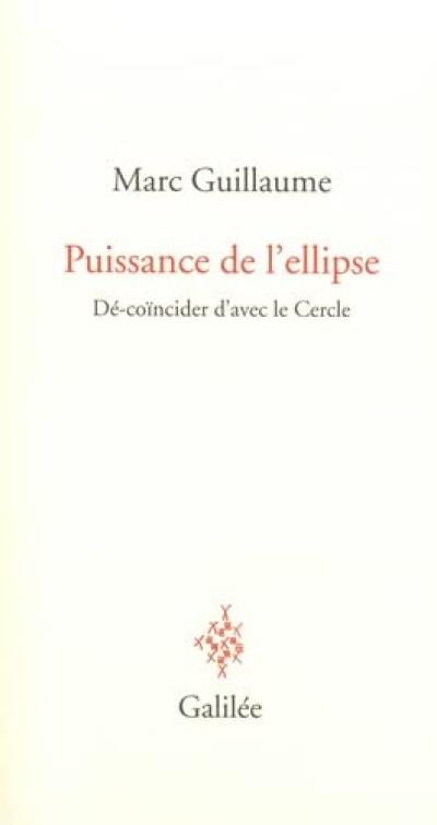 Puissance de l'ellipse : dé-coïncider d'avec le cercle