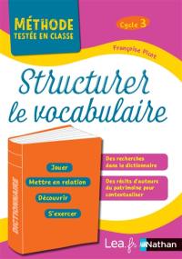 Structurer le vocabulaire, cycle 3 : programme 2016