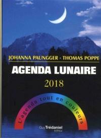 Agenda lunaire 2018 : l'agenda tout en couleurs