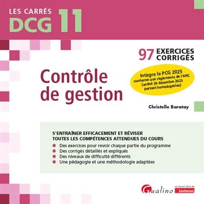 Contrôle de gestion, DCG 11 : 97 exercices corrigés