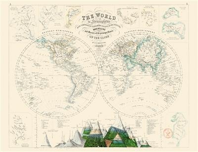 Le monde en hémisphères. The world in hemispheres