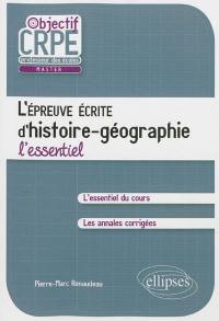 L'épreuve écrite d'histoire-géographie : l'essentiel