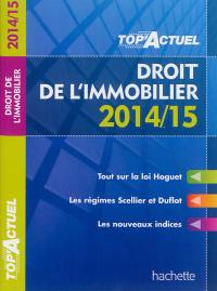 Droit de l'immobilier : 2014-15