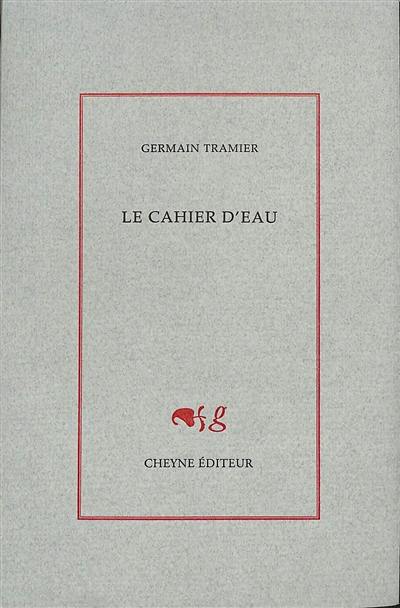 Le cahier d'eau