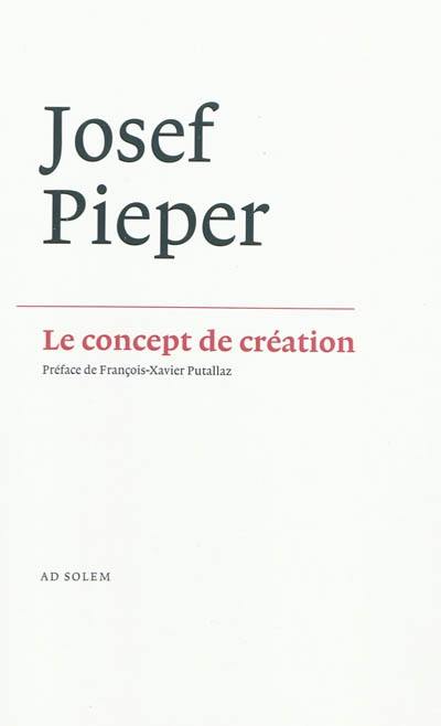 Le concept de création : la philosophie négative de saint Thomas d'Aquin