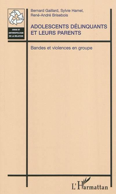 Adolescents délinquants et leurs parents : bandes et violences en groupe