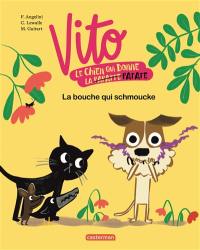 Vito, le chien qui donne la patate. La bouche qui schmoucke