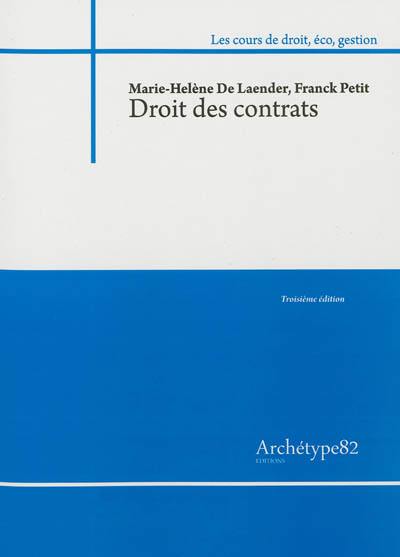 Droit des contrats : cours et exercices corrigés : 2012-2013