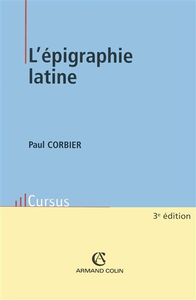 L'épigraphie latine