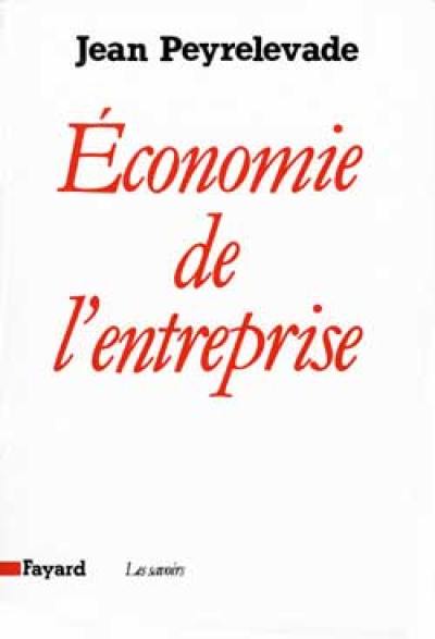 Economie de l'entreprise