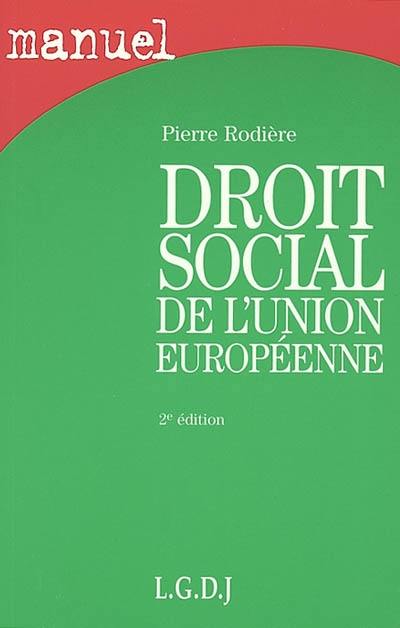 Droit social de l'Union européenne