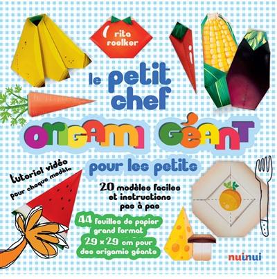 Le petit chef : origami géant pour les petits