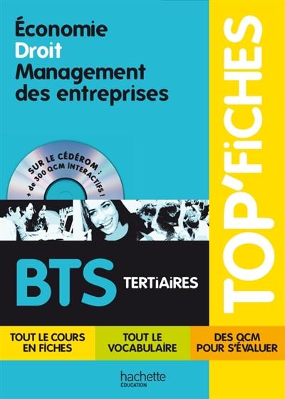 Economie, droit, management des entreprises, BTS tertiaires