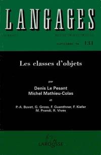 Langages, n° 131. Les classes d'objet