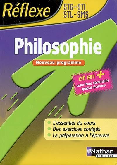 Philosophie STG, STI, STL, SMS : nouveau programme