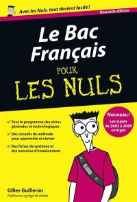 Le bac français pour les nuls