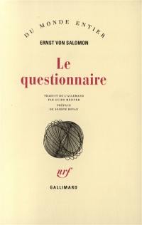 Le questionnaire