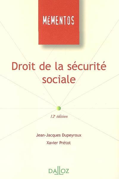 Droit de la sécurité sociale