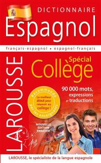 Dictionnaire espagnol : français-espagnol, espagnol-français : spécial collège