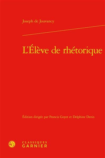 L'élève de rhétorique