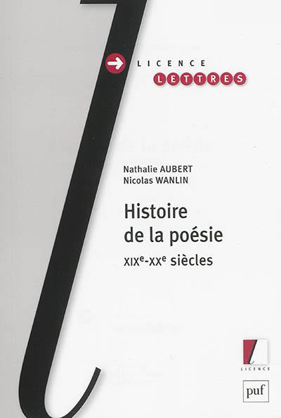 Histoire de la poésie : XIXe-XXe siècles