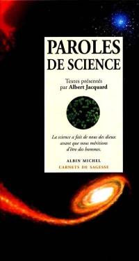 Paroles de science