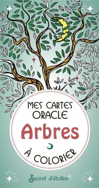 Arbres à colorier : mes cartes oracle