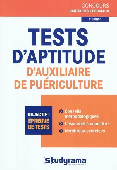 Tests d'aptitude d'auxiliaire de puériculture