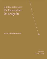 De l'apesanteur des araignées