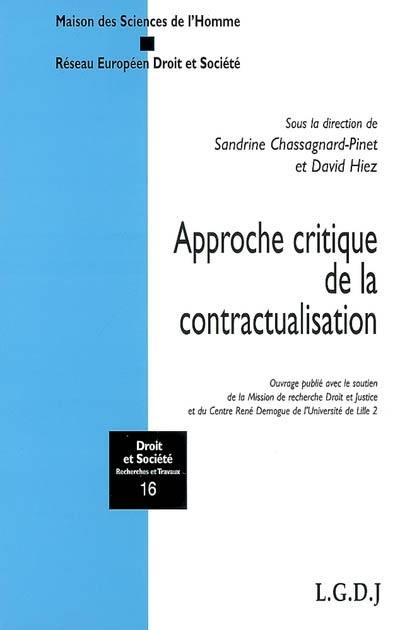 Approche critique de la contractualisation