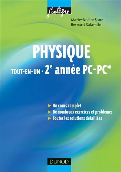 Physique tout-en-un PC, PC* : cours et exercices corrigés