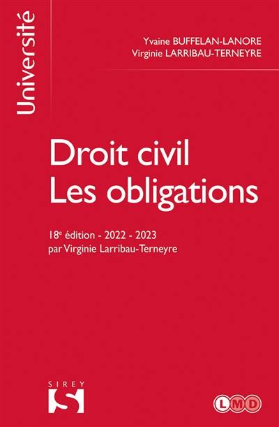 Droit civil : les obligations : 2022-2023