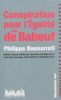 Conspiration pour l'égalité dite de Babeuf